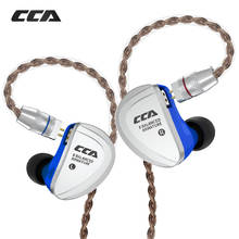 CCA C16 8BA Drive Units In Ear Earphone 8 Balanced Armature HIFI Monitoring Earphone Headset With Detachable Detach 2PIN Cable 2024 - buy cheap