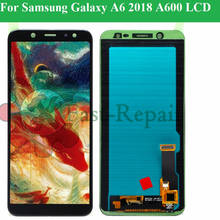Pantalla lcd Super AMOLED para SAMSUNG Galaxy A6 2018, montaje de digitalizador con pantalla táctil, A600, A600F, A600FN 2024 - compra barato