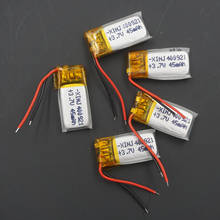 XINJ-batería Lipo de polímero de litio para auriculares, 3,7 V, 45 mAh, 400921, Bluetooth, 3D, gafas, Mp3, bolígrafo de grabación, altavoz, reloj inteligente, 5 uds. 2024 - compra barato