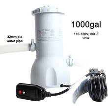 530/1000GAL US AMERICA standard 110-120V filter pump above ground pool metal frame piscine inflatable easy set pool filtration 2024 - buy cheap