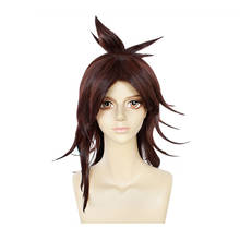 Anime Danganronpa Akane Owari Brown Wig Cosplay Costume Dangan Ronpa Heat Resistant Synthetic Hair Women Wigs + Wig Cap 2024 - buy cheap