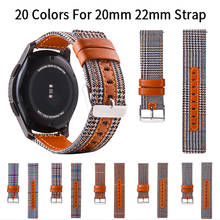 Fabric Leather Strap for HUAWEI WATCH GT 2 GT2 46mm 42mm Band Belt Bracelet Watchbands for HONOR Magic Bands 20mm 22mm Wristband 2024 - buy cheap
