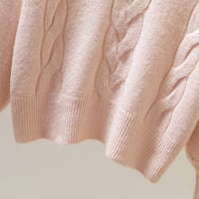 Autumn Winter Solid Warm Woolen Women Pullovers Sweater Casual Loose Long Sleeve Turtleneck Female Sweater 2024 - buy cheap