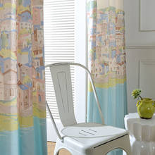 Modern Curtains for Living Dining Room Bedrooms Idyllic American Printed Curtains Children's Bedroom Curtains Tulle Customizable 2024 - buy cheap