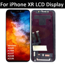 super AMOLED LCD For iPhone XR LCD Display With Touch Screen Digitizer Assembly for iphone XR lcd A2105 A1984 A2108 A2106 lcd 2024 - buy cheap