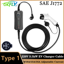 EV Charger Type 1 SAE J1772 Electric Car Vehicle EVSE 3.5KW 220V 5m Portable Adjustable Controller IP65 Charging Stations 2024 - buy cheap