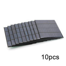 Mini painel solar de célula solar 12v 1.5w, silício policristalino epóxi padrão 2024 - compre barato