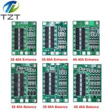 3S/4S 40A 60A Li-ion Lithium Battery Charger Protection Board 18650 BMS For Drill Motor 11.1V 12.6V/14.8V 16.8V Enhance/Balance 2024 - buy cheap