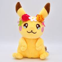 New Original Pokemon Anime Pikachu Animals Plush Toy Stuffed Dolls Birthday Present For Children Girl Friend Gift 20CM 2024 - buy cheap