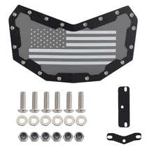 UTV Front Mesh Grille Grill Guard American Flag Style Fit for BRP Can-Am Maverick X3 2017 2018 2019 2020 Grill Guard Cover 2024 - buy cheap