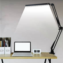 5V USB LED Desk Lamp Folding Clip On Light Clamp Long Arm Dimming Table Lamp 3 Colors For Living Room Reading Office Computer 2024 - buy cheap