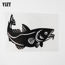 YJZT-pegatinas de vinilo para coche, calcomanía de animales marinos, divertido pez de pesca, 14,2 CM X 10,4 CM, 13D-1090 2024 - compra barato