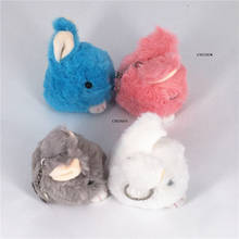 1X Random Color, 8CM approx. Plush Rabbit , Keychain Plush Toy , Gift Stuffed Animal Doll 2024 - buy cheap