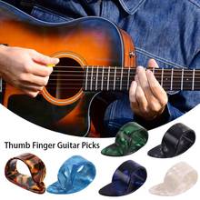 Palheta mediação celuloide para guitarra, polegar, mediação de guitarra acústica elétrica baixo espessura 1.2mm, 2 peças 2024 - compre barato