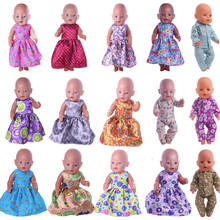 Acessórios para bonecas, 15 tipos de vestidos para bonecas, para bonecas reborn baby e bonecas americanas de 18 polegadas, os melhores presentes para a novidade 2024 - compre barato