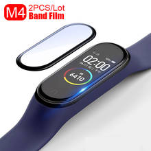 2pcs 3D Full Cover Screen Protector for Xiaomi Mi Band 4 Soft Protective Film on Xiomi Xaomi Band4 M4 Smart Bracelet Not Glass 2024 - buy cheap