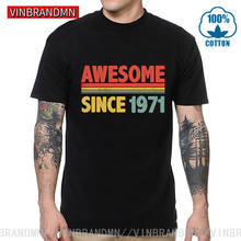 Camiseta Vintage para hombre, camisa Retro nacida en 1971, regalo perfecto para el 49 ° cumpleaños, padre, papá, BF, 1971 2024 - compra barato