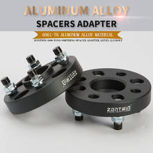 2/4Pieces 15/20/25mm aluminum alloy Wheel Spacer Adapter 4x98 to 4x100 Center hole data:58.1to63.3  Bolt specifications：M12*1.25 2024 - buy cheap