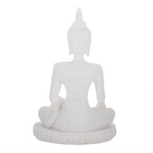 Estátua de buda de meditação de arenito, escultura à mão esculpida, estatueta sentada de buda, ganish 2024 - compre barato