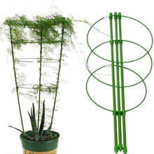 3Pcs Gardening Flower Stand Climbing Frame Potted Plant Fixed Ring Flower Stand 18/24inch Support Cage Potted Hoop Garden Tools 2024 - buy cheap