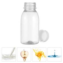 10Pcs 250ml Transparent Water Bottle Plastic Reusable Milk Beverage Bottles Hiking Camping Water Jug Bottles Drinkware 2024 - купить недорого