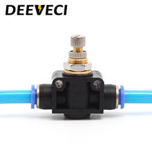 LSA Series Union Straight Push To Connect Air Flow Control Valve Speed Controller Fitting Pneumatic Throttle Valve 2024 - buy cheap