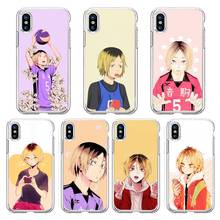 Funda de teléfono de anime Kenma Kozume Haikyuu, transparente y suave para iphone 5, 5s, 5c, se, 6, 6s, 7, 8, 11, 12 plus, mini, x, xs, xr pro max 2024 - compra barato