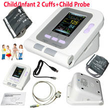 CONTEC08A Digital Blood Pressure Monitor Upper Arm Electronic Sphygmomanomete NIBP Child Infant 2PCS NIBP Cuff+Pediatric Probe 2024 - buy cheap