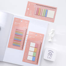 Morandi Color Creative Memo Pad Sticky Notes Index Bookmark Page Flag Sticker School Office Stationery Supplies 2024 - buy cheap
