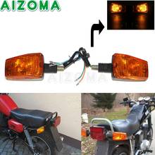 Luz intermitente trasera para motocicleta, lámpara e-mark E3 DOT aprobada para MZ ETZ 251, color amarillo ámbar, 2 uds. 2024 - compra barato