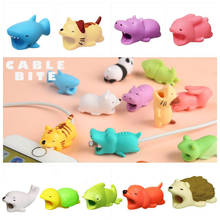 Home Office Storage Cute Cartoon Animal USB Cable Protector For iPhone Samsung Huawei USB Charging Data Line Cord Protector 2024 - buy cheap