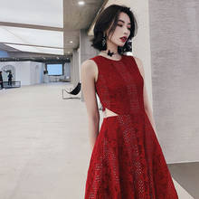 Qipao-Vestido largo y ajustado De estilo chino para mujer, vestido De novia color Burdeos para fiesta De boda 2024 - compra barato
