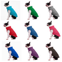 Pet Warm Fleece Pet Dog Clothes ,French Bulldog Autumn and Winter Polar Fleece Pet Vest, Small and Medium-sized Dog Warm Jacket 2024 - buy cheap