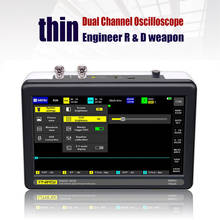 2 Channels 100MHz Bandwidth 1GSa/s Sampling Rate Oscilloscope with Color TFT LCD Touching Screen Digital Oscilloscope ADS1013D 2024 - buy cheap