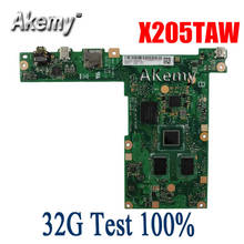 Материнская плата для ноутбука Amazoon X205TA для For Asus X205TA X205TAW X205T X205 тестовая оригинальная материнская плата X205TA X205TAW 32G 2024 - купить недорого
