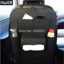 HuiER 1 шт. автостайлинг автомобильный органайзер для заднего сиденья автомобиля фетровый чехол мульти-карманный контейнер для хранения сумка для хранения и поддержания порядка чехол для сиденья 2024 - купить недорого