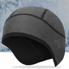 Touca térmica com forro para capacete, gorro com capa para as orelhas para corrida, ciclismo, esqui, aquecedor de orelha, protetores de orelha 2024 - compre barato