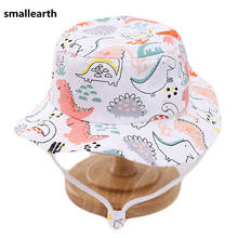 2021 New Boys Girls Cartoon Hat Baby Bucket Sun Hats Children Summer Panama Breathable Cap Cotton Kids Fisherman Hat Accessories 2024 - buy cheap