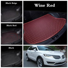 Custom Car Trunk Mats for Lincoln MKC MKX MKZ MKT MKS Continental Waterproof Auto Cargo Boot Trunk Liners Car Protector Mats 2024 - buy cheap