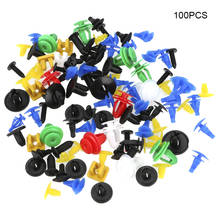 100Pcs/50Pcs Vehicle Car Bumper Clips Mixed Auto Fastener Fender Liner Retainer Rivet Door Panel Universal Interior Accessories 2024 - buy cheap