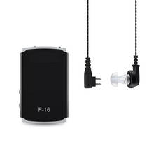 Aparelho auditivo pessoal, aparelho auditivo de bolso com som ajustável, amplificador de som preto com mal-audição, cuidados com a audição 2024 - compre barato