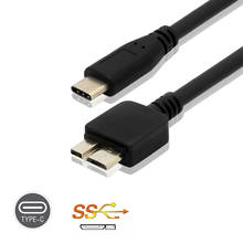 Conector de datos de 5Gbps, 30cm, USB3.1, tipo C a USB 2,0, Micro B, Cable adaptador Simple 2024 - compra barato