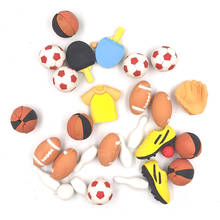 Creative Ball Game Eraser Novelty Kids Prize Mini Sports Rubber Eraser as School Gift for Kids 50pcs / lot 2024 - buy cheap
