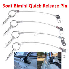 4 Pcs Boat Bimini Quick Release Pin with Lanyard Stainless Steel  Marine Hardware Deck Hinge Replacement Accessories 2024 - buy cheap