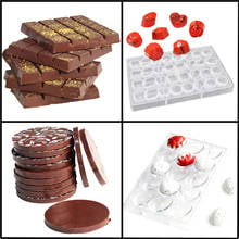 SHENHON-Molde de policarbonato para Chocolate, bandeja para hornear huevos de Pascua, confitería, 5 tipos, plástico para dulces, utensilios para hornear de cocina 2024 - compra barato