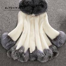 Fashion Furry Faux Fur Coat Women Fluffy Warm Long Sleeve Female Outerwear 2019 Autumn Winter Coat Jacket Hairy Hooded Overcoat 2024 - buy cheap