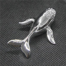 New Polishing Whale Pendant 316L Stainless Steel Fashion Fish Mens Pendant 2024 - buy cheap