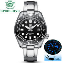 Steeldive 1968 300m Dive Mechanical Watch Men Mechanical Watches C3 Luminous Stainless Steel Dive Watches For Men NH35 Sapphire 2024 - buy cheap