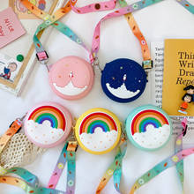 Cute Kids Rainbow Purses and Handbags Kawaii Little Girl Mini Crossbody Bags Baby Girls Small Coin Wallet Pouch Purse Gift 2024 - buy cheap