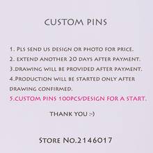 Factory Custom Enamel Pins 100pcs/Design for a Start Customized Lapel Pin and Brooch Metal Badge Crafts Gift 2024 - buy cheap